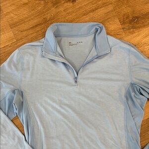 Under Armour Light Blue Quarter-Zip Pullover (with Hilton Head Shipyard Logo)